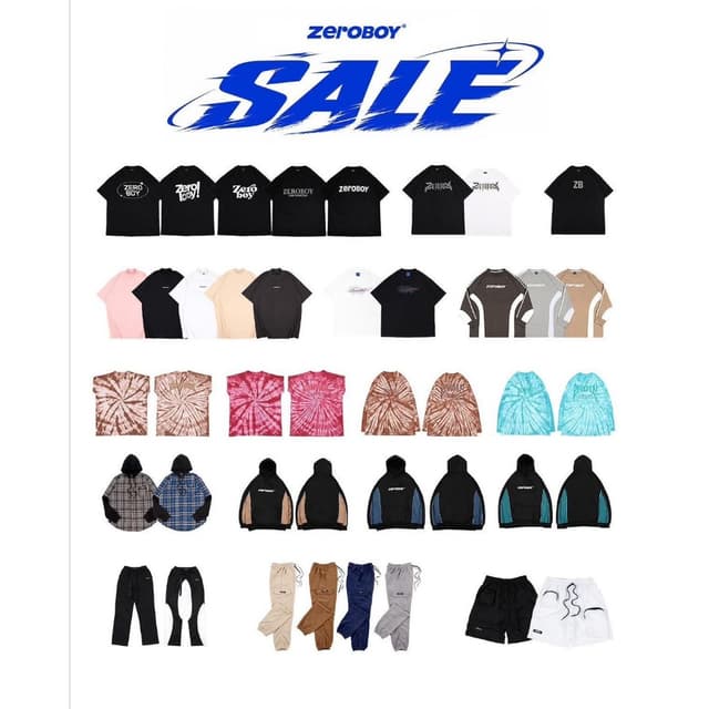 ZEROBOY® — 8.8 SUPER SALE ( ทางแบรนด์ขออนุญาต คละแบบสินค้าให