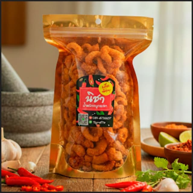 น้ำพริกหมูกระจกbyนิชา แซ่บเกินต้าน อร่อยโดนใจ เข้มข้น ถึงเคร