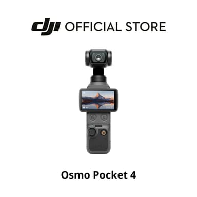 [พร้อมส่ง] DJI Osmo Pocket 4 -  Pocket Gimbal Camera | กล้องถ่ายถาพนิ่งเเละวิดีโอ | ความจำในตัว 107GB