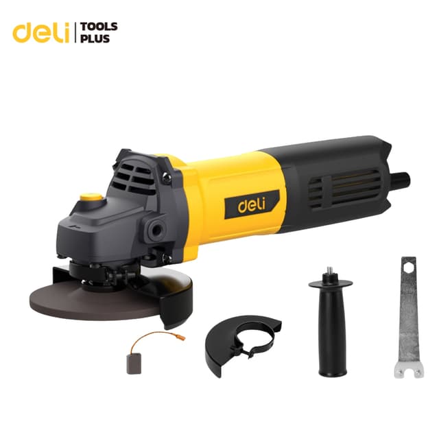 [ฟรีแผ่นตัด] Deli เครื่องเจียร์ไฟฟ้า ลูกหมู หินเจียร์ 4 นิ้ว