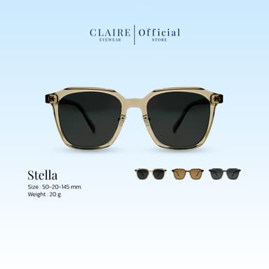 CLAIRE : (ST) แว่นตากันแดด รุ่น Stella แว่นกันแดดUV400