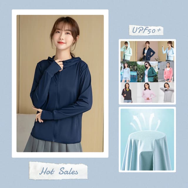 เสื้อแจ็คเก็ตกันแดด Uniqlo UPF50+ ป้องกันยูวีสูง สำหรับชายแล