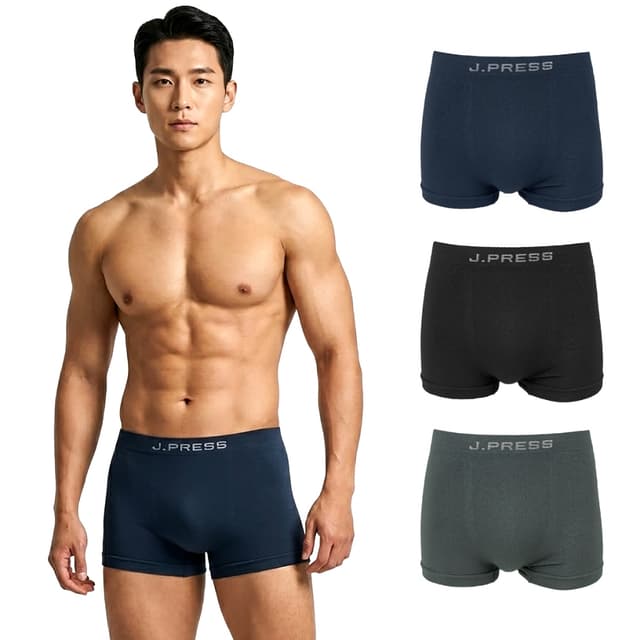 J.Press กางเกงในชาย ขาสั้น Seamless เจเพรส รุ่น 8253 บรรจุ 1