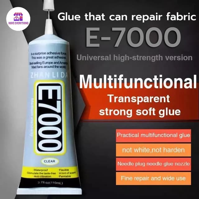 E7000 กาวติดผ้า ติดเพชร งาน DIY ทั่วไป ใช้งานได้หลากหลาย เหน