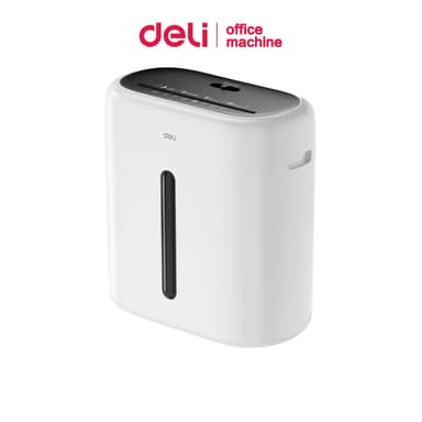 Deli เครื่องทำลายเอกสาร 15L เครื่องย่อยกระดาษ Auto A4 ครั้งละ6แผ่น 4x25mm เสียงเบา Paper Shredder