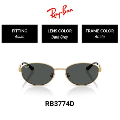 RAY-BAN 0RB3774D 001/8755 55 - Sunglasses