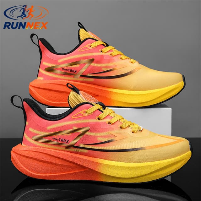 RUNNEX รองเท้าวิ่งผู้ชาย-หญิง คาร์บอน กันกระแทก กันลื่น ระบา