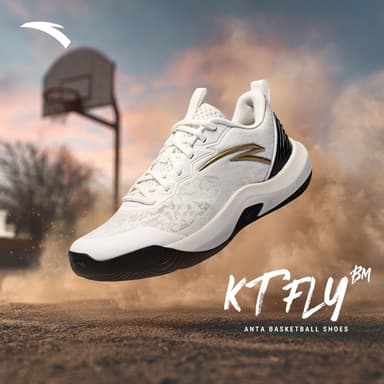 ANTA KT FLY BM รองเท้าบาสเก็ตบอลผู้ชาย Klay Thompson  รองเท้าบาสชาย 1125D1602R Official Store