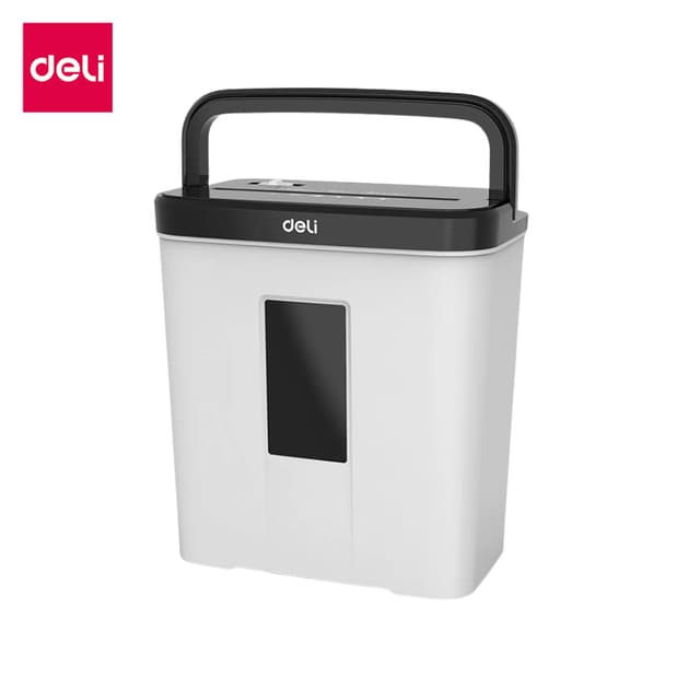 Deli E9939 เครื่องทำลายเอกสาร 12 ลิตร เครื่องย่อยกระดาษ ขนาด A4 5 แผ่น อุปกรณ์สำนักงาน paper shredder