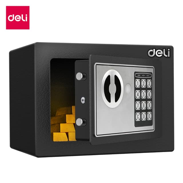 Deli ตู้เซฟ ตู้เซฟนิรภัย เคลือบกันรอยและสนิม ระบบป้องกันแน่น