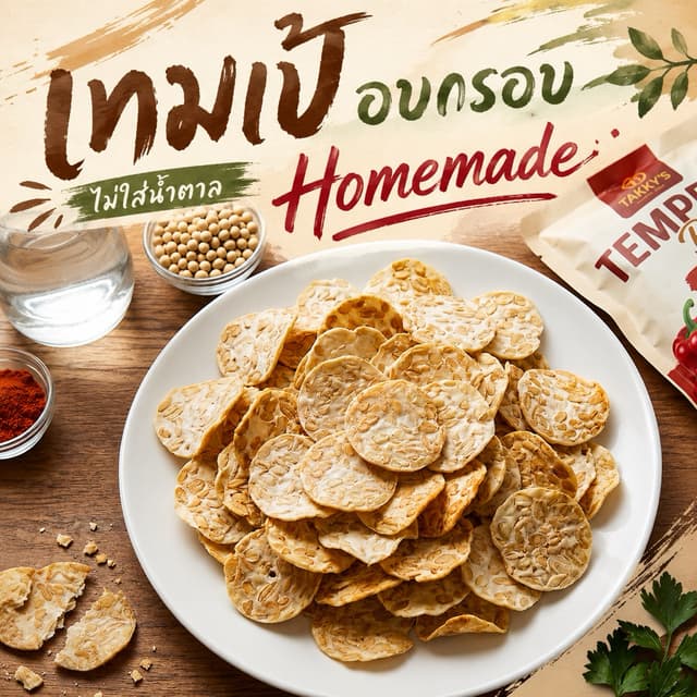 Set Tempeh เทมเป้อบกรอบ สูตรคลีน
