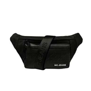 Mc JEANS (แม็คยีนส์) กระเป๋าสะพายข้าง Unisex Crossbody Bag สีดำ M02Z161