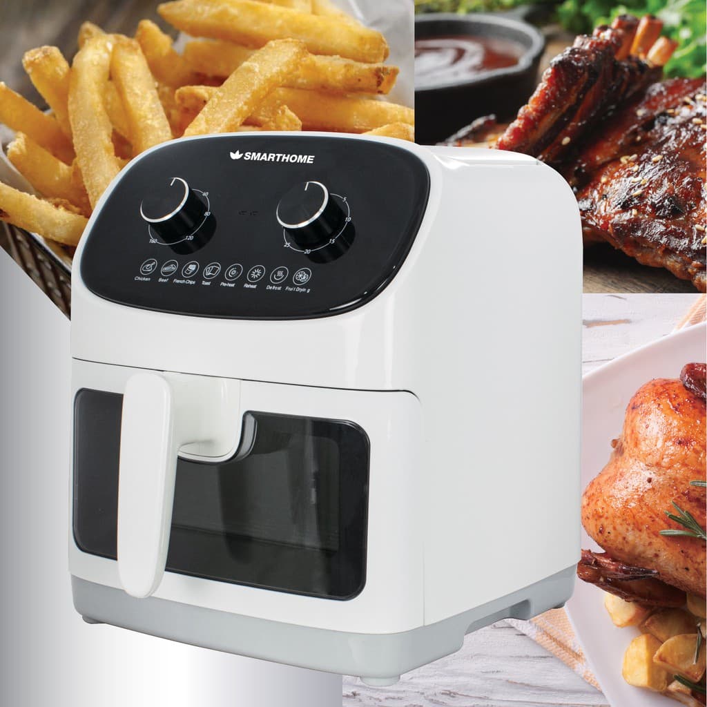 SMARTHOME รุ่น MV-1403 หม้อทอดไร้น้ำมัน 5.5 ลิตร https://wayoza.com