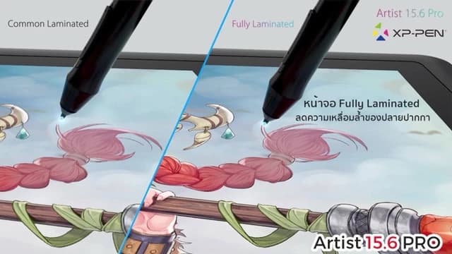 XPPen Artist 15.6 Pro เมาส์ปากกาแบบหน้าจอวาดภาพ ขนาด 15.6 นิ้ว แรงกดปากกา 8192 ระดับ ค่าสี 120% sRGB https://wayoza.com