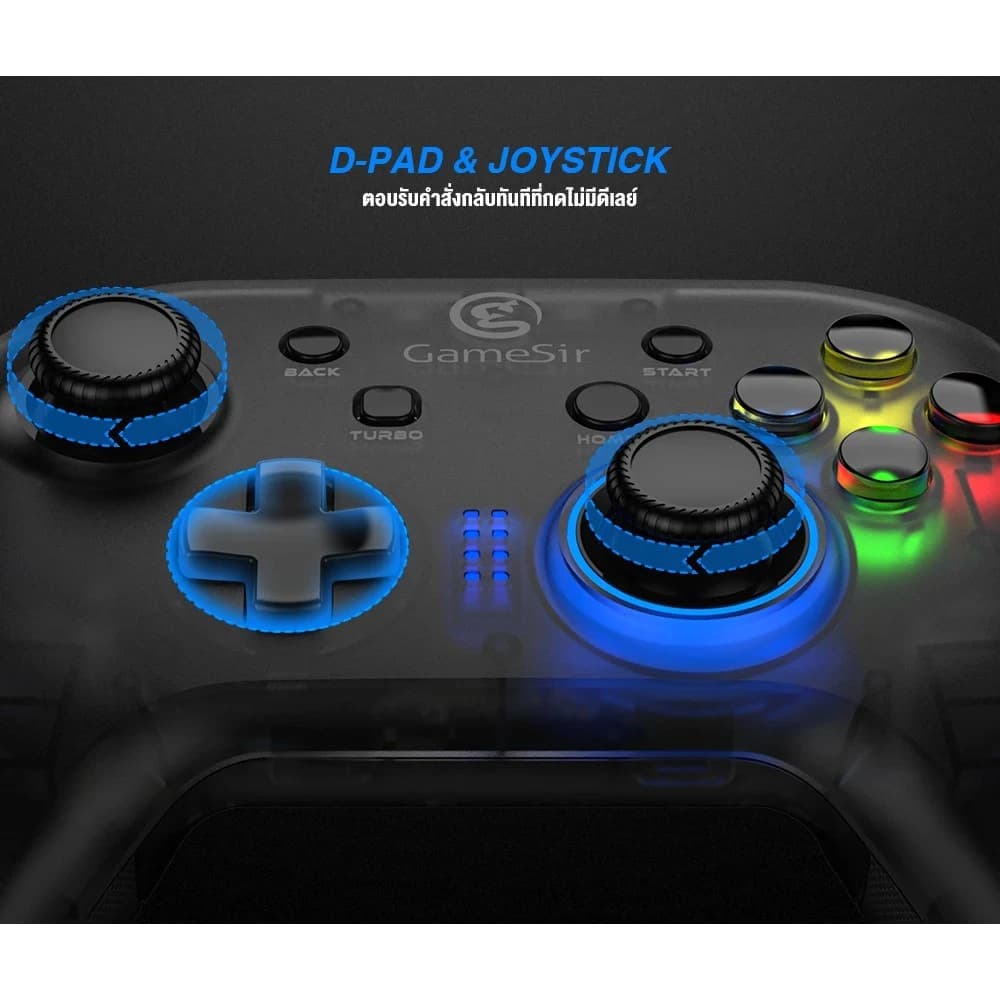 GAMESIR T4w Wired Controller จอยเกมแบบมีสาย ถูกออกแบบสำหรับการเล่นเกมบน PC และ Nintendo Switch https://wayoza.com