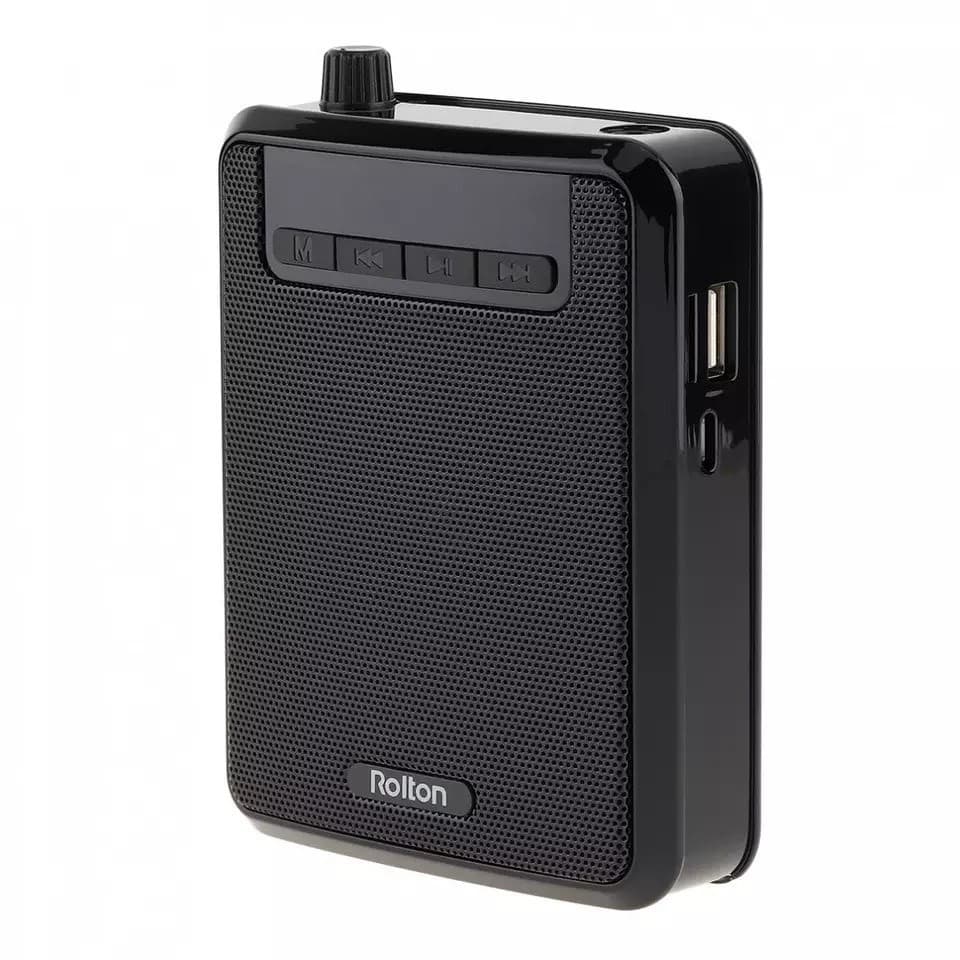 Rolton K300 ไมค์ช่วยสอน ไมค์สอนนักเรียน ไมค์สอนหนังสือ ลำโพงพกพา รองรับ FM มีบลูทูธ จอ LED https://wayoza.com