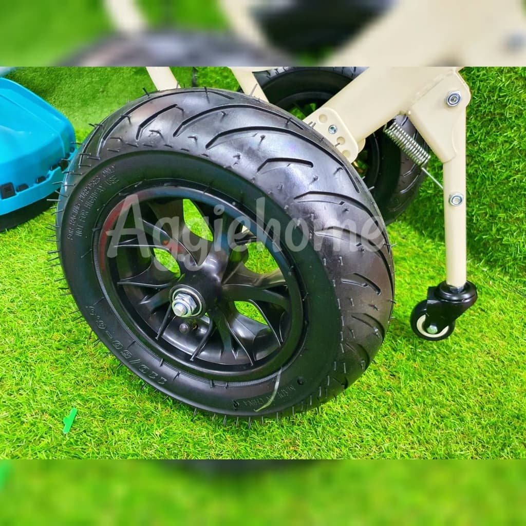 KANTO รถเข็นตัดหญ้า 2 จังหวะ รุ่น KT-LION-MOWER เครื่องยนต์ (49.4 cc | 4 HP | 2.9 กิโลวัตต์ | 7000 RPM) เครื่องตัดหญ้า https://wayoza.com