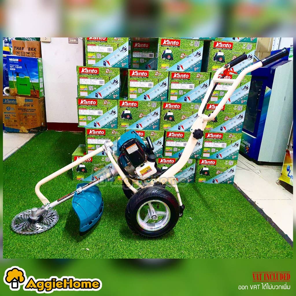 KANTO รถเข็นตัดหญ้า 4 จังหวะ รุ่น KT-LM-S40 เครื่องยนต์ 40 ซีซี 3 แรง 2.2Kw พร้อมอุปกณ์ครบชุด เครื่องตัดหญ้า ตัดหญ้า https://wayoza.com
