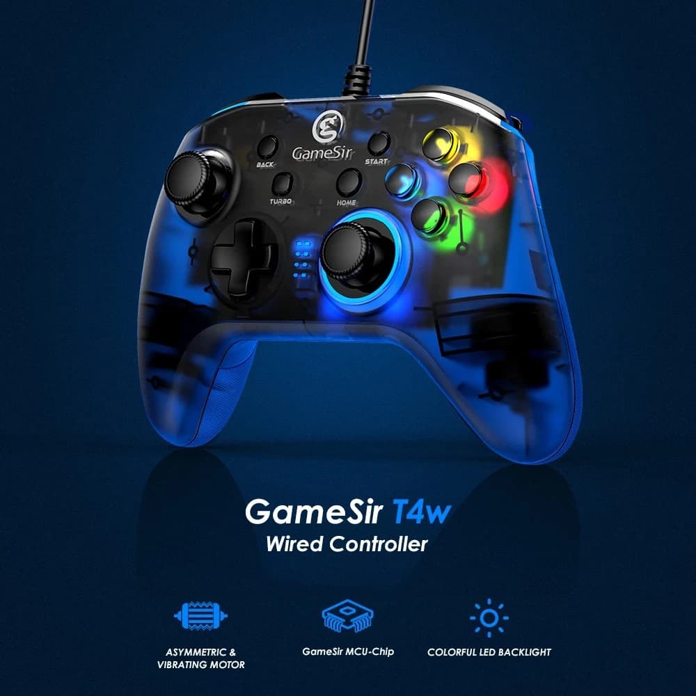 GAMESIR T4w Wired Controller จอยเกมแบบมีสาย ถูกออกแบบสำหรับการเล่นเกมบน PC และ Nintendo Switch https://wayoza.com