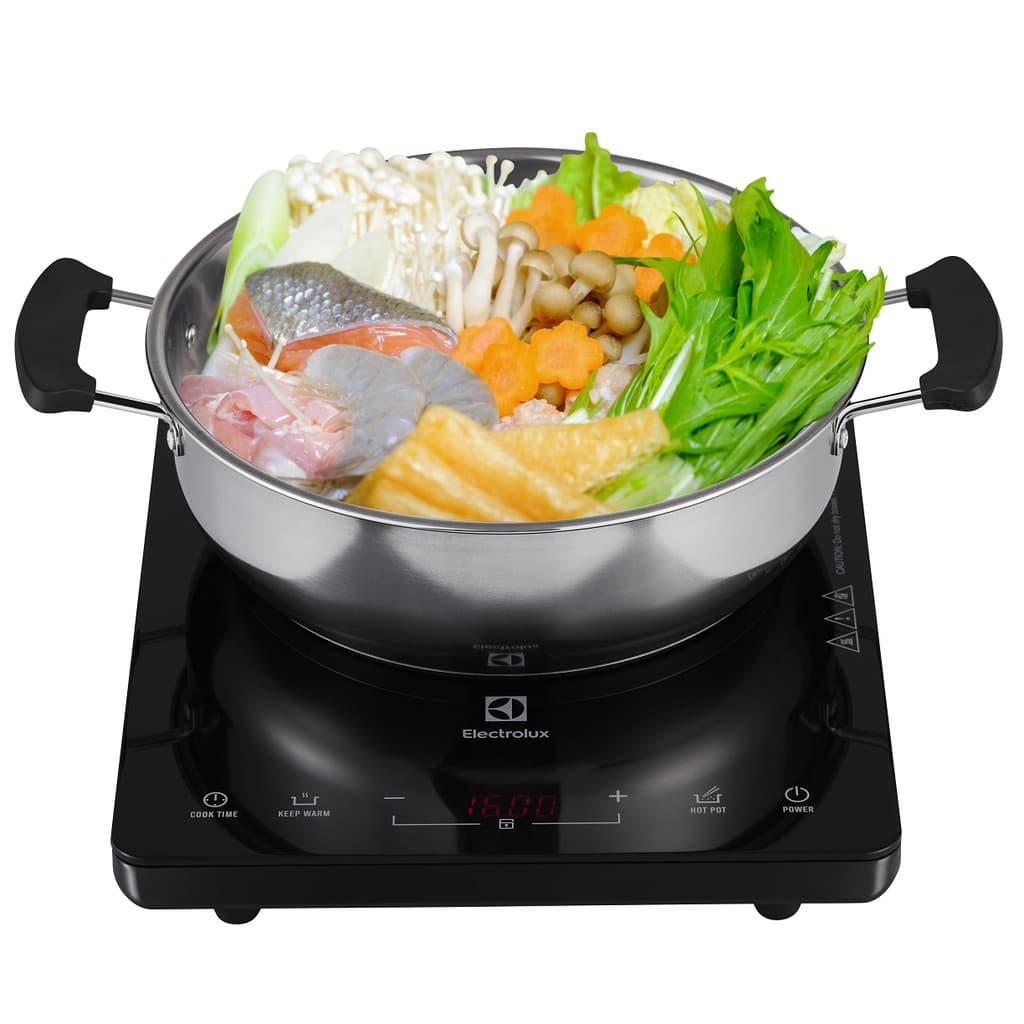 Electrolux รุ่น ETD29PKR เตาแม่เหล็กไฟฟ้า 2000 วัตต์ พร้อมหม้อสเตนเลส https://wayoza.com