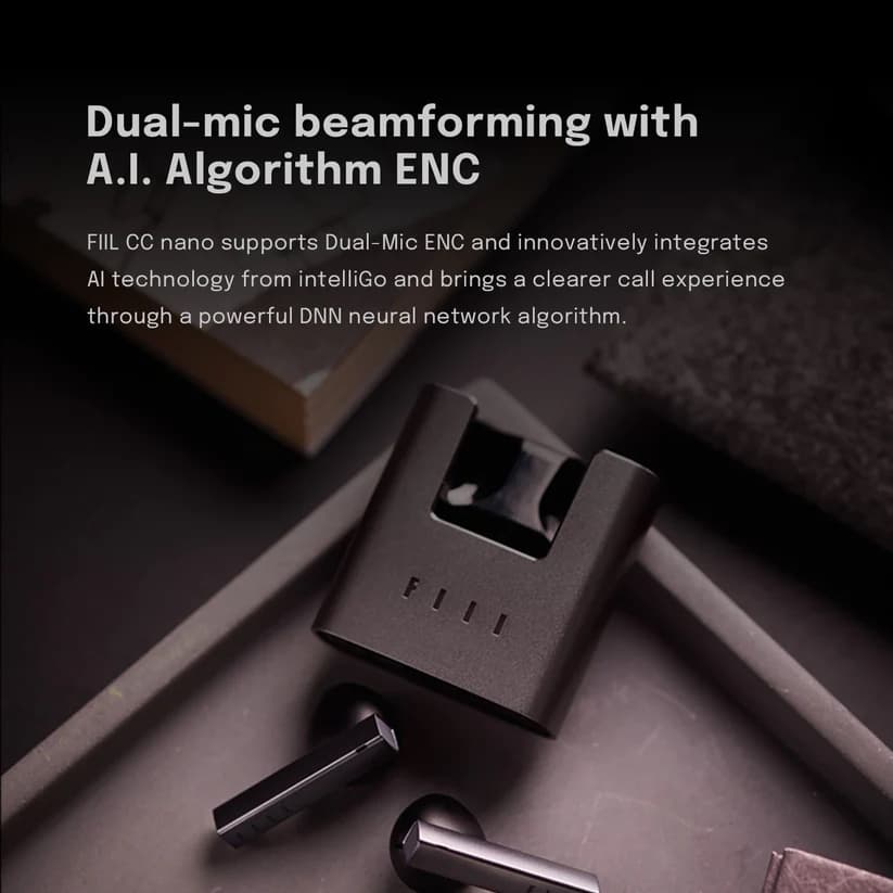FIIL CC Nano Grey Bluetooth 5.2 หูฟังบลูทูธ หูฟัง หูฟังไร้สาย True Wireless Earbuds V.ภาษาอังกฤษ https://wayoza.com
