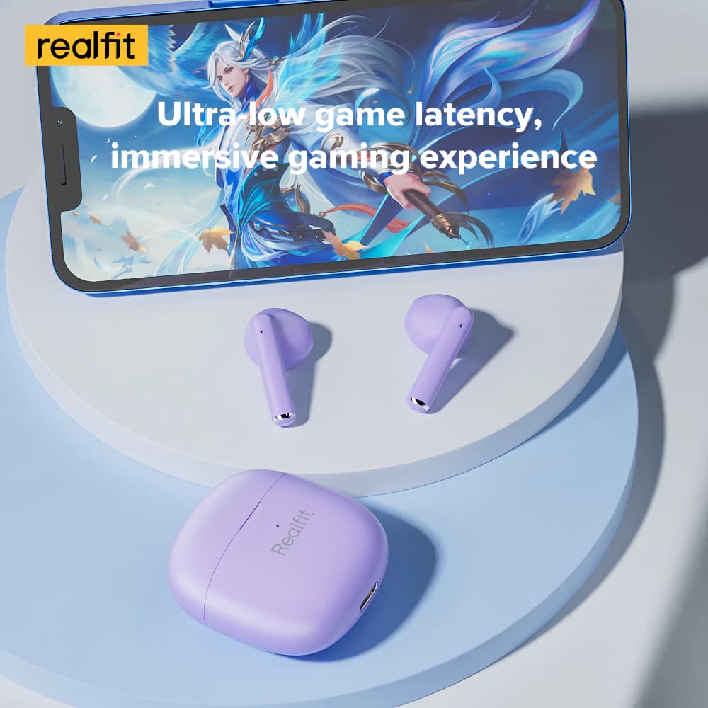 realfit F1 หูฟังไร้สายบลูทูธ พร้อมไมโครโฟน Bluetooth 5.3 Bass หูฟัง เสียงซูเปอร์เบส https://wayoza.com