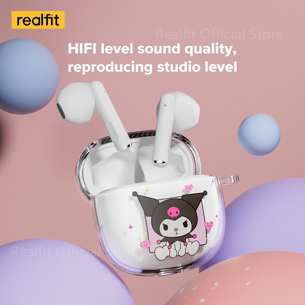 Realfit F1 หูฟังบลูทูธ ไร้สาย พร้อมไมโครโฟน ขนาดเล็ก Bluetooth 5.3 https://wayoza.com