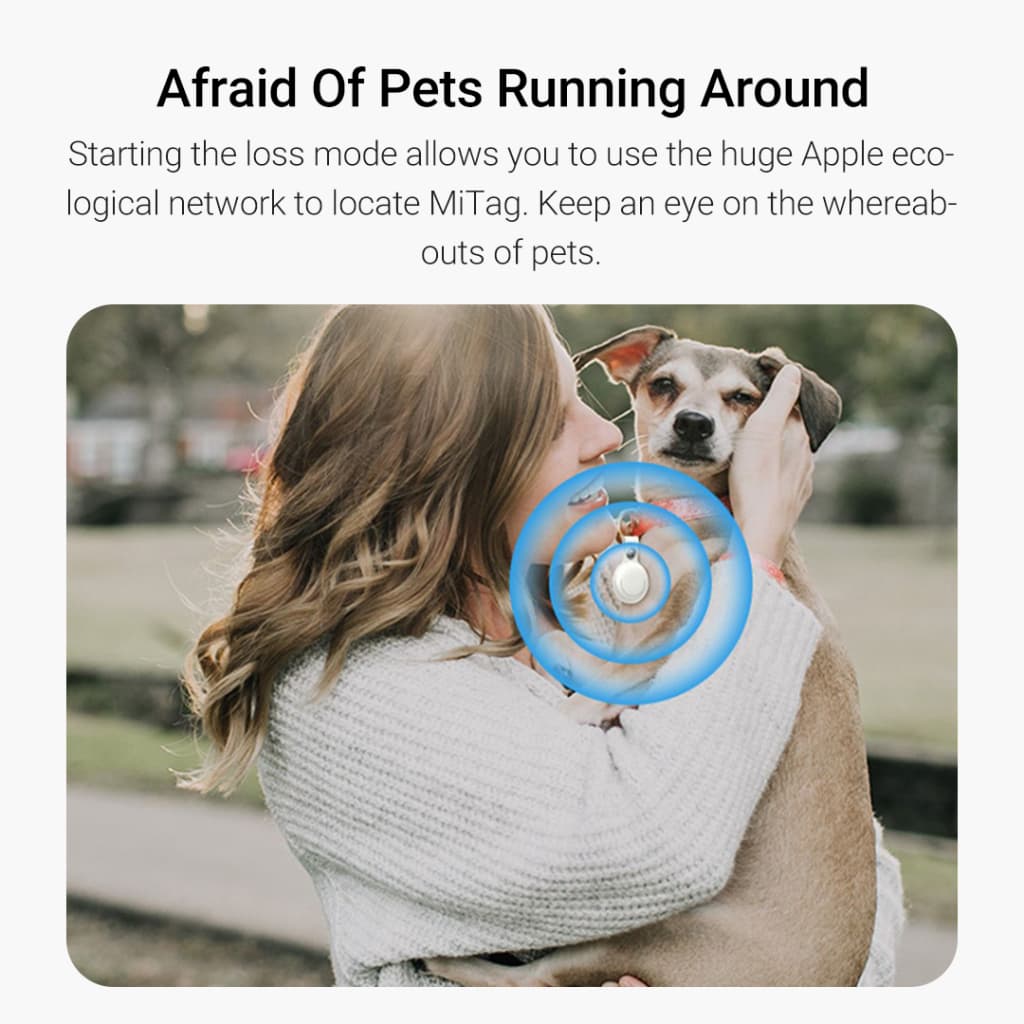 MiLi MiTag Apple รองรับเครือข่าย iOS Find My GPS ติดตามของหาย ติดตามแฟน อุปกรณ์ติดตามสัตว์ ติดตามลูก Bluetooth Tracker https://wayoza.com