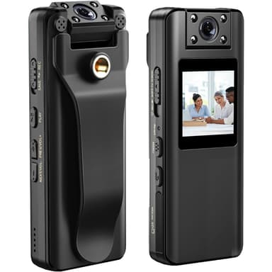 BOBLOV A22 กล้องจิ๋วติดตัว Body Camera กล้องติดตัว แบตเตอรี่ 2200mAh บันทึกต่อเนื่อง 10 ชั่วโมง เลนส์หมุนได้ 180 องศา 1080P / 30FPS