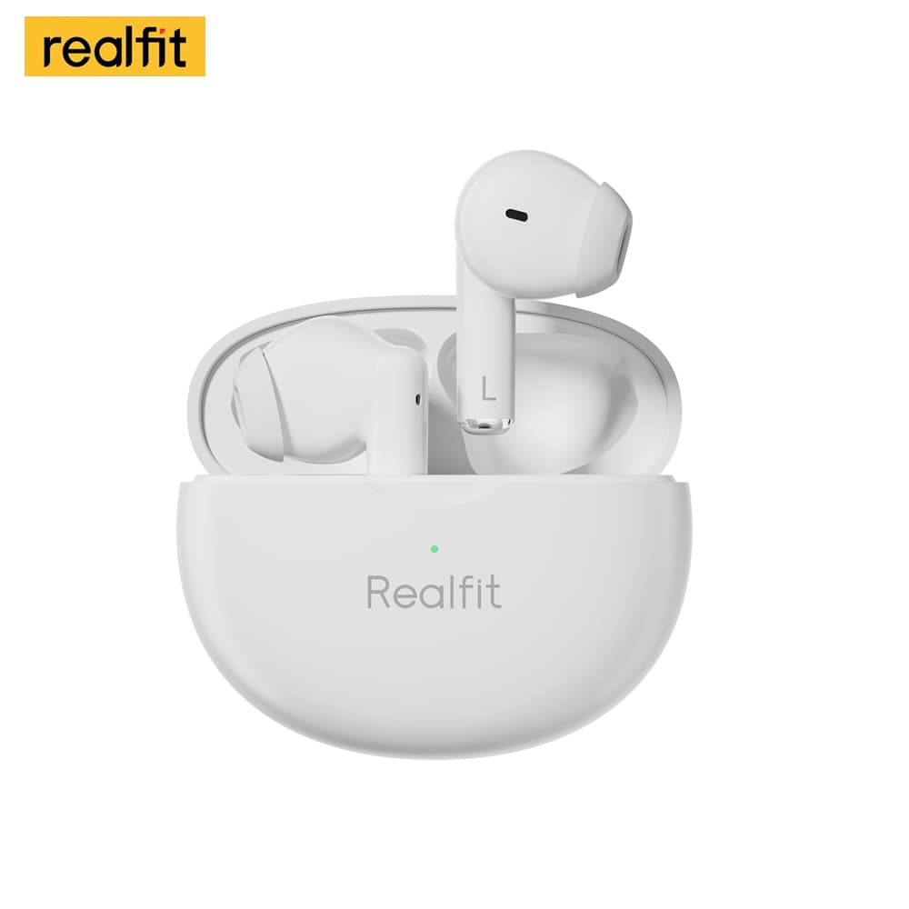 Realfit F2 Pro หูฟังบลูทูธ ANC ฟังก์ชั่นตัดเสียงรบกวนพร้อมไมโครโฟนไฮไฟสเตอริโอเบสที่ยอดเยี่ยม Bluetooth 5.4 https://wayoza.com