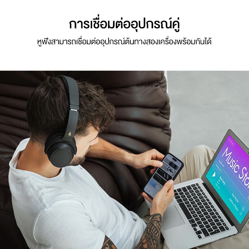 Edifier WH700NB หูฟังครอบหูตัดเสียงรบกวนแบบไร้สาย การตัดเสียงรบกวนแบบแอคทีฟ Bluetooth 5.3 ฟังเพลงได้นานถึง 68 ชั่วโมง https://wayoza.com