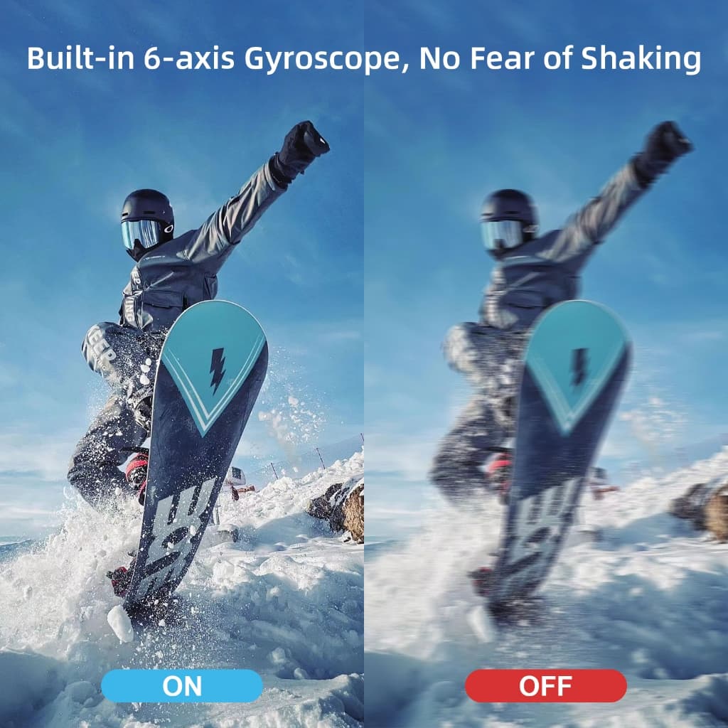 SJCAM SJ20 กล้องแอคชั่นเลนส์คู่ 4K 30FPS 800mAh + 1050mAh Action camera ใช้งานต่อเนื่อง : 150 นาที https://wayoza.com