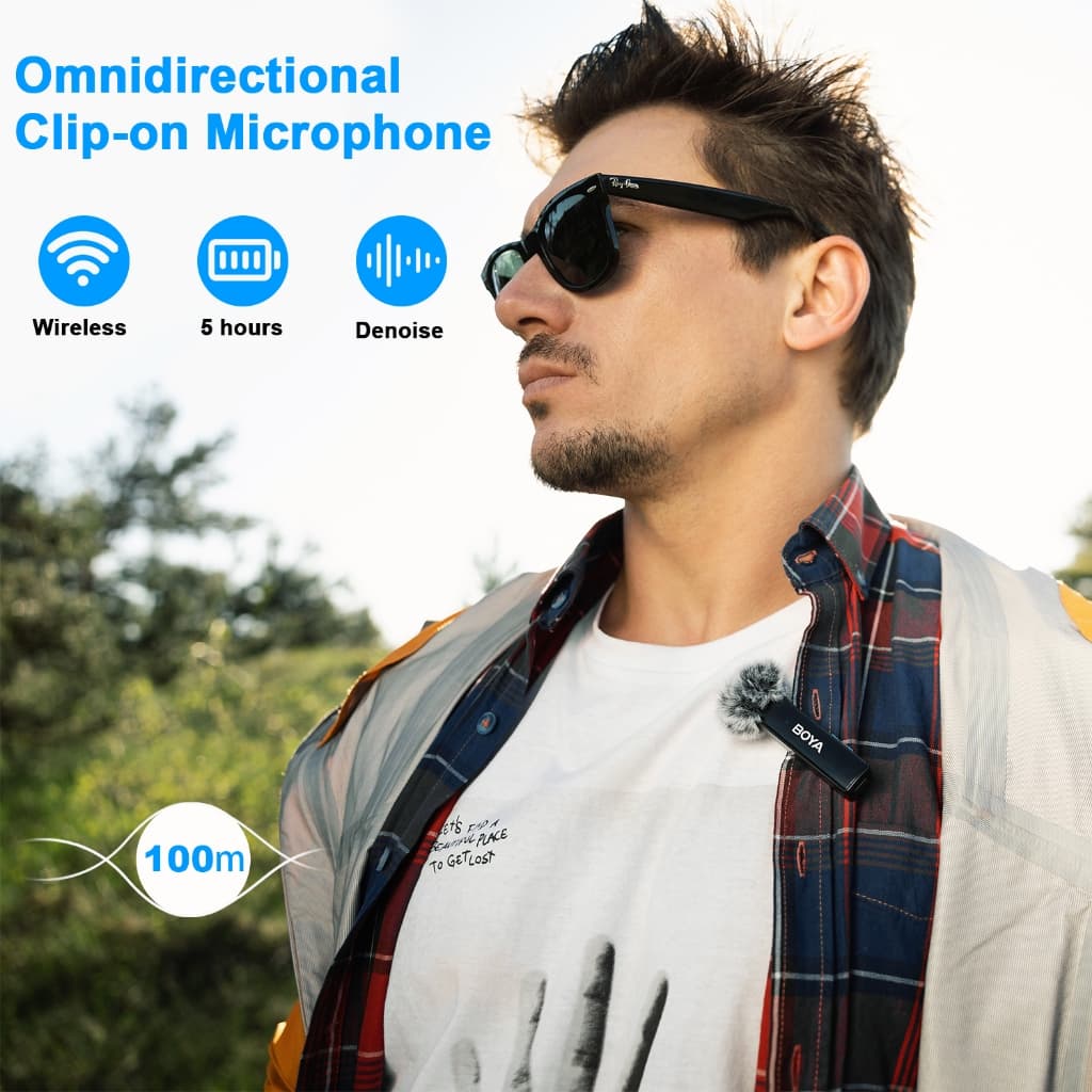 BOYA BOYALINK A1/A2 ไมค์ไร้สาย ไมค์ตัดเสียงรบกวน ไมค์ไลฟ์สด ไมค์อัดเสียง สำหรับ สมาร์ทโฟน USB-C 3.5mm https://wayoza.com