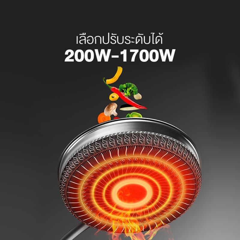 Simplus รุ่น DCLU001 เตาแม่เหล็กไฟฟ้า 1700 วัตต์ https://wayoza.com