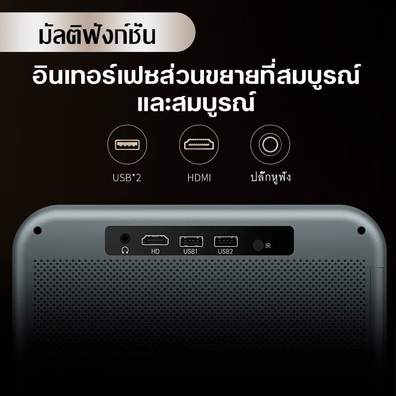 KONKA C1Pro โปรเจคเตอร์ Android TV projector Full HD พกพา มินิโปรเจคเตอร์ มีแอปในตัว mini project โปรเจคเตอร์มินิต่อกับมือถือ Android projector ดูหนัง https://wayoza.com