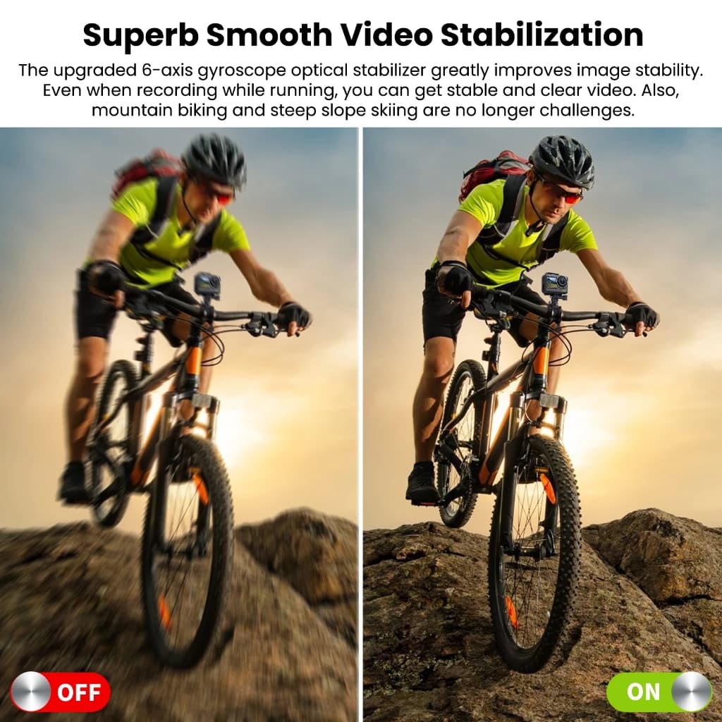 SJCAM SJ11 Active Dual Screen 4K 30FPS Action Camera ป้องกันการสั่นไหว Ultra HD รองรับการสตรีมสด GYRO 6 แกน WiFi ปรับได้ มุมกว้าง 154 องศา กล้องวิดีโอ Vlog สำหรับการดำน้ำ ท่องเทียว เดินป่า https://wayoza.com