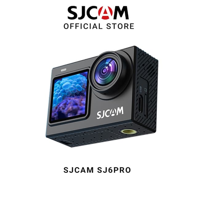 SJCAM SJ6Pro กล้องแอคชั่น 4K60fps 24MP ใช้งานต่อเนื่อง : 150 นาที