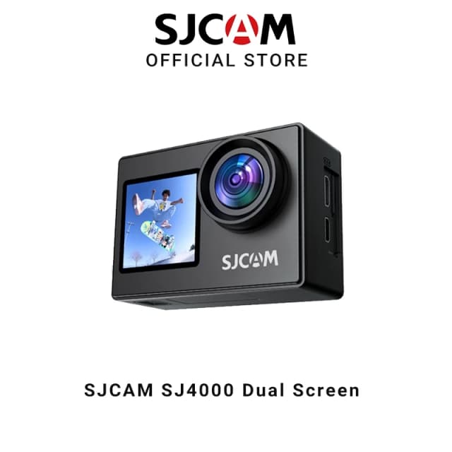 SJCAM SJ4000 AIR กล้องแอคชั่น หน้าจอคู่ SJ4000 Wifi 4K Ultra HD กล้องใต้น้ํา 30 เมตร กันน้ํา กล้องติดหมวกกันน็อค รับประกัน 1 ปี