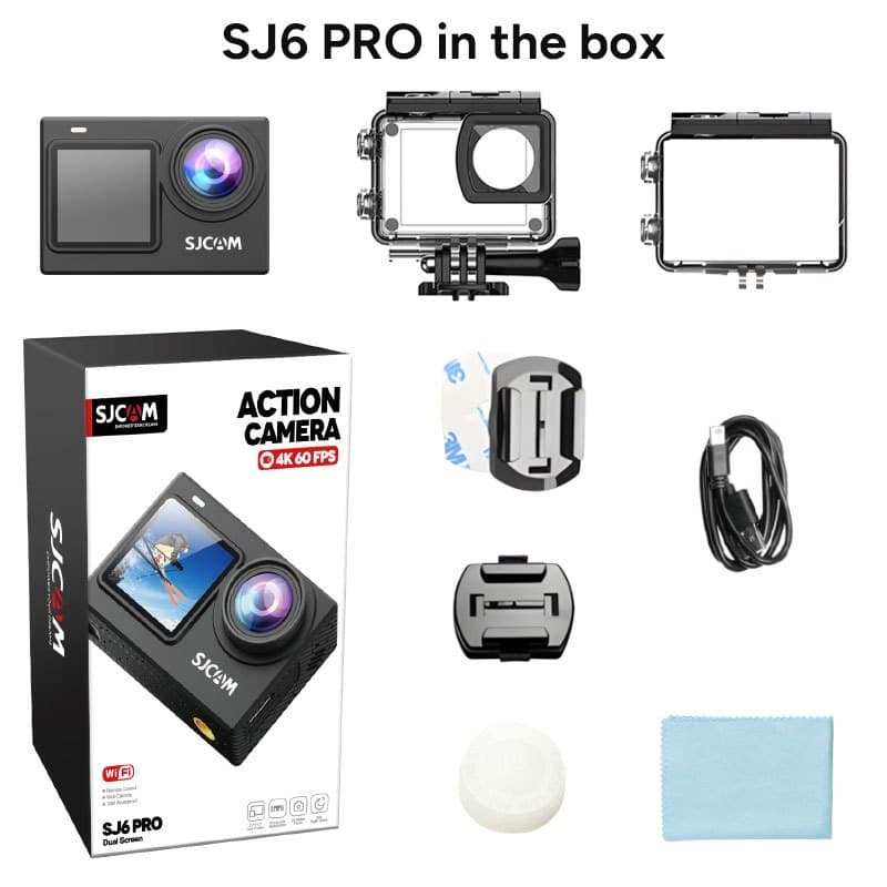 SJCAM SJ6Pro กล้องแอคชั่น 4K60fps 24MP ใช้งานต่อเนื่อง : 150 นาที https://wayoza.com