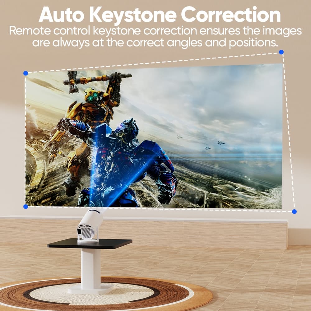 GOOJODOQ HY300 Pro/Pro+/Ultra โปรเจคเตอร์ Android TV 4K แบบพกพา จอพกพา mini projector https://wayoza.com