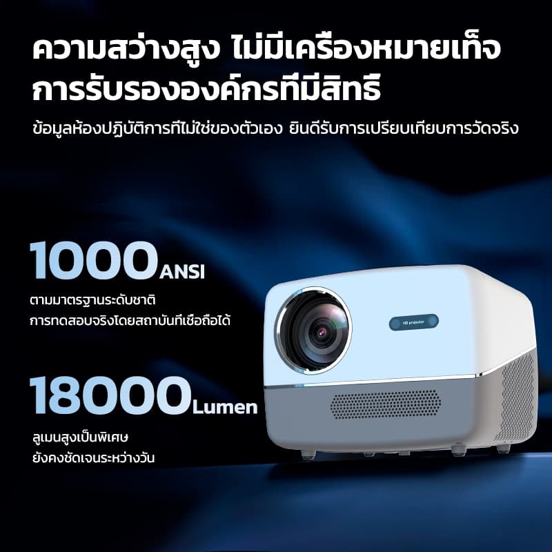 KONKA E20Pro โปรเจคเตอร์ Android TV 4K เชื่อมต่อ wifi bluetooth projector โปรเจคเตอร์ดูหนัง ต่อกับโทรศัพท์ 1000 ANSI 2+32G โฟกัสอัตโนมัติ https://wayoza.com