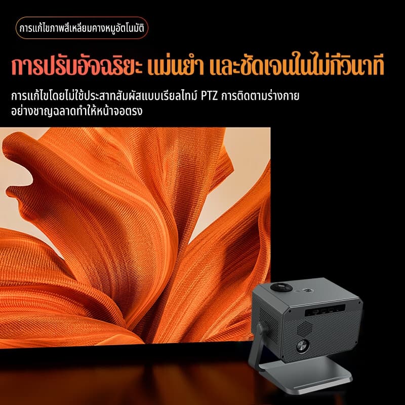 KONKA C3 โปรเจคเตอร์ Android TV 4K เชื่อมต่อ wifi bluetooth mini projector android projector 360° โปรเจคเตอร์หมุนได้ แบบพกพา 3D โฮมเธียเตอร์ โรงหนัง โปรเจคเตอร์ https://wayoza.com