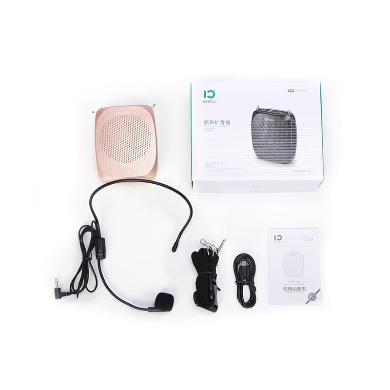 SHIDU S258 ไมค์ลำโพงพกพา ไมค์ลอย ลําโพงพกพา ลําโพงสอ พร้อม bluetooth ไมค์ช่วยสอน โทรโข่ง เตรียมจัดส่ง https://wayoza.com