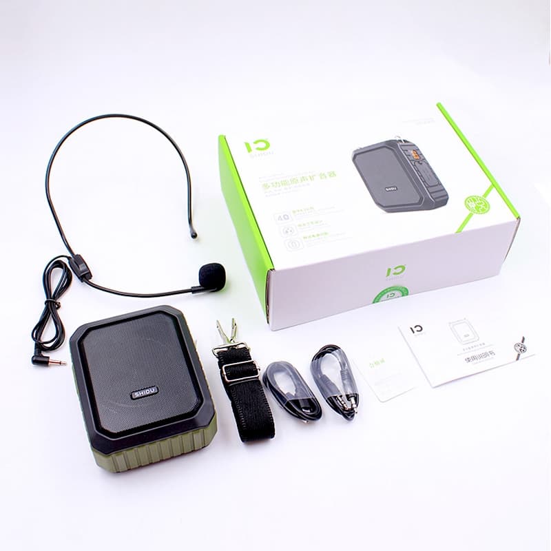 SHIDU M800 ไมค์ช่วยสอนUHF ไมค์ไร้สาย ไมค์ช่วยสอน ไมค์หูฟัง รองรับอุปกรณ์เสียง 3.5 มม ใช้ในการประชุม ไมค์สำหรับมัคคุเทศก์ https://wayoza.com