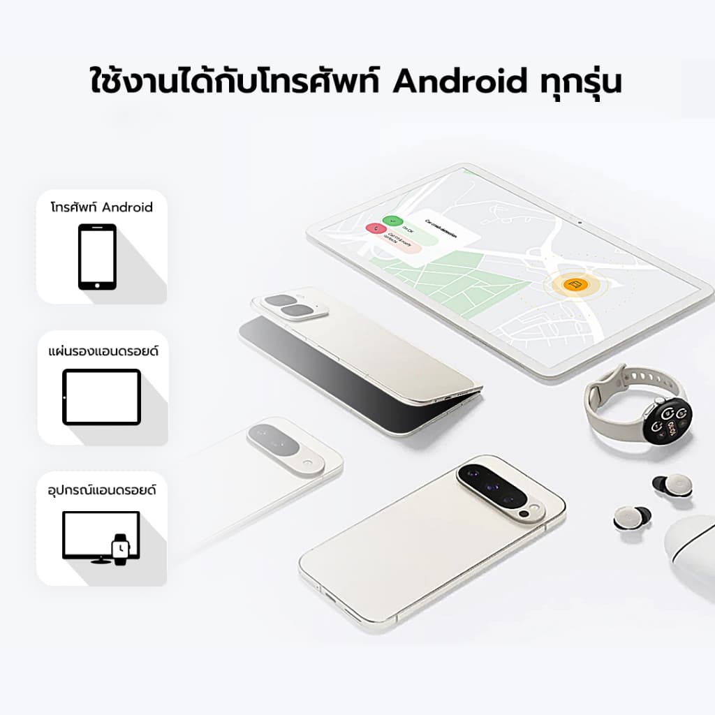MiLi MiTag Android รองรับเครือข่าย Google Find Hub (ศูนย์การค้นหาของ Google) ติดตามของหาย ติดตามแฟน อุปกรณ์ติดตามสัตว์ ติดตามลูก Bluetooth Tracker https://wayoza.com
