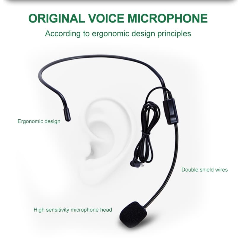 SHIDU S821 ไมค์ลำโพงพกพา ไมค์ลอย ลําโพงพกพา ลําโพงสอ พร้อม bluetooth ไมค์ช่วยสอน โทรโข่ง เตรียมจัดส่ง https://wayoza.com