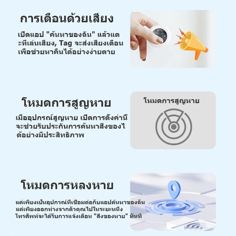Awei รุ่น P50 GPS Tracker เครื่องติดตามบลูทูธ ค้นหากุญแจ ตัวเลือกแทน Air Tag รองรับเครือข่าย iOS Find My https://wayoza.com