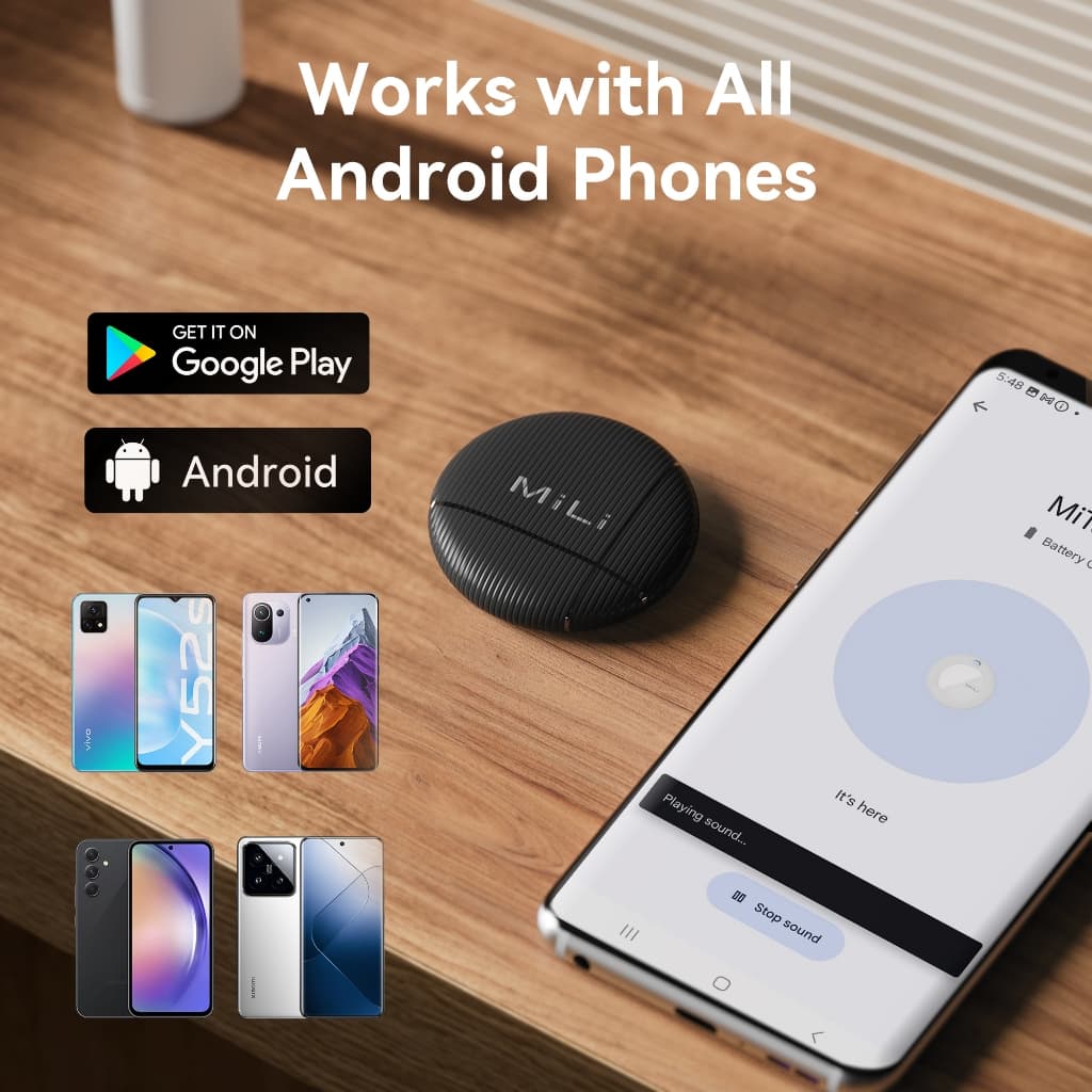 MiLi LiTag Mini Android รองรับเครือข่าย Google Find Hub (ศูนย์การค้นหาของ Google) ติดตามของหาย ติดตามแฟน อุปกรณ์ติดตามสัตว์ ติดตามลูก Bluetooth Tracker https://wayoza.com