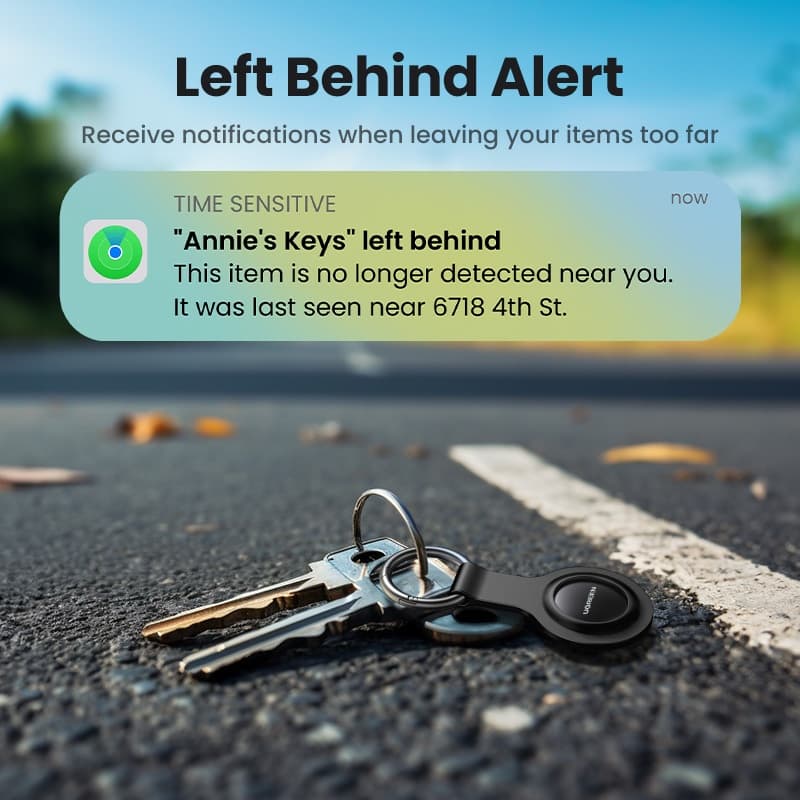 UGREEN รุ่น CM520 เครื่องติดตาม GPS Finder Security SmartTrack Link สมาร์ทแท็ก รองรับเครือข่าย iOS Find My บลูทูธติดตาม สําหรับ Earbud กระเป๋าเดินทาง MFi Phone Finder IOS https://wayoza.com