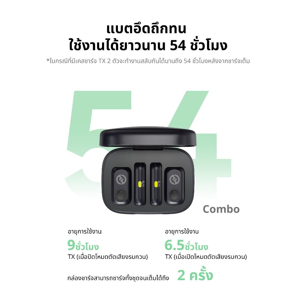 Hollyland LARK A1 ไมค์ไร้สาย ไมโครโฟนไร้สายขนาดเล็ก สําหรับ iPhone USB-C การสร้างวิดีโอ Vlogging การสตรีมสด https://wayoza.com